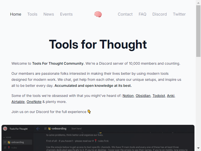 Tools for Thought